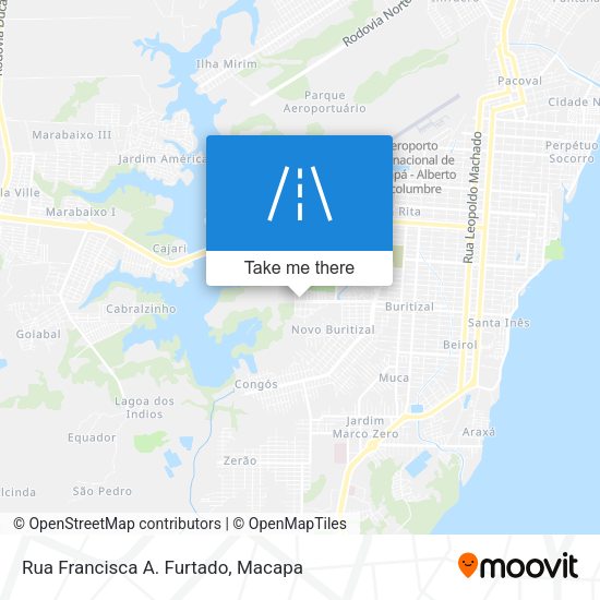 Rua Francisca A. Furtado map