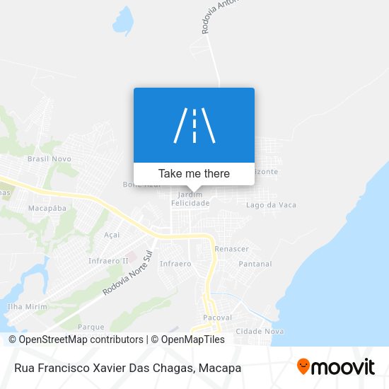 Rua Francisco Xavier Das Chagas map