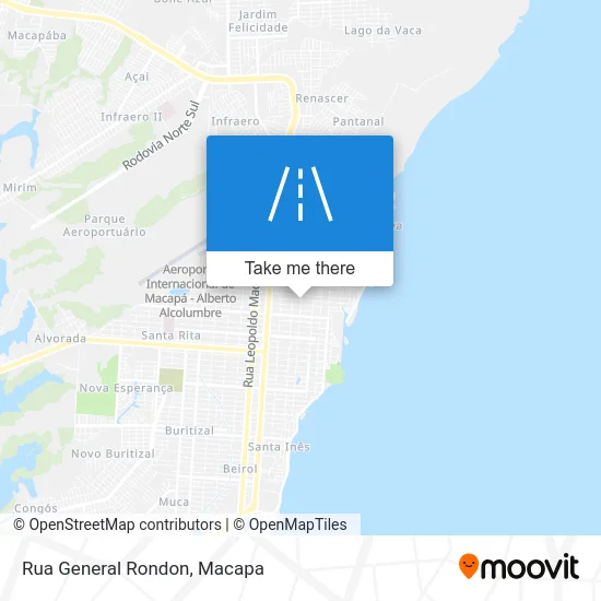 Rua General Rondon map