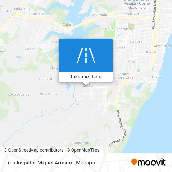 Rua Inspetor Miguel Amorim map