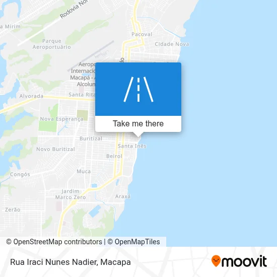 Rua Iraci Nunes Nadier map