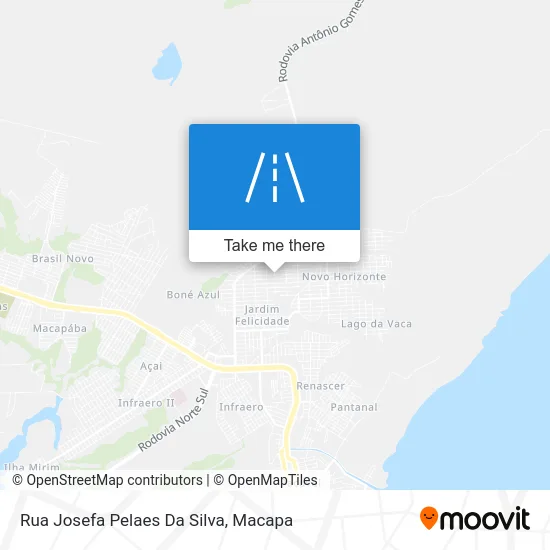 Rua Josefa Pelaes Da Silva map