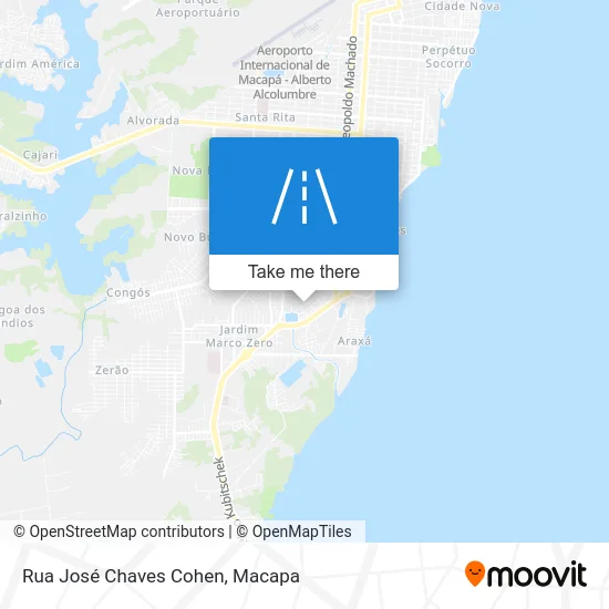 Rua José Chaves Cohen map