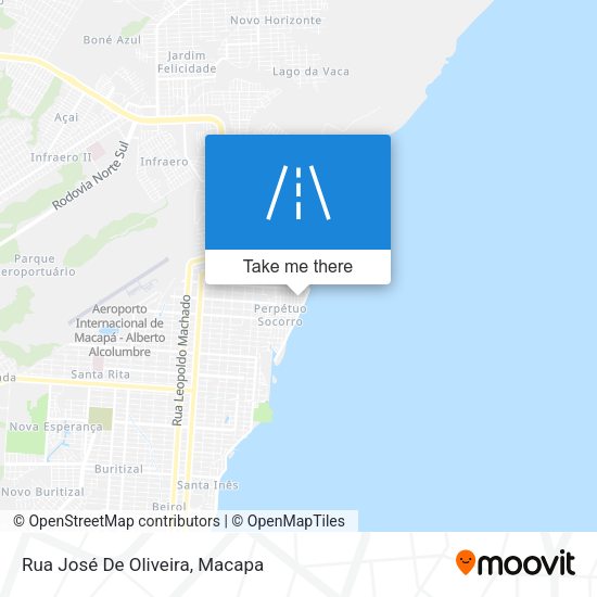 Rua José De Oliveira map