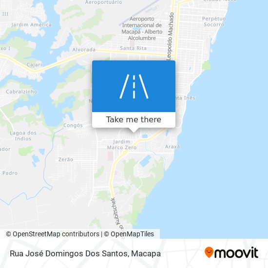 Mapa Rua José Domingos Dos Santos