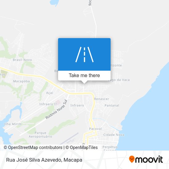 Mapa Rua José Silva Azevedo