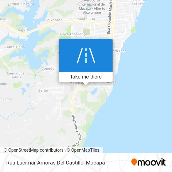 Rua Lucimar Amoras Del Castillo map