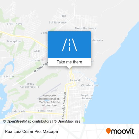 Rua Luiz César Pio map
