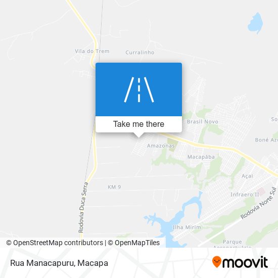 Mapa Rua Manacapuru