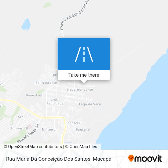 Rua Maria Da Conceição Dos Santos map