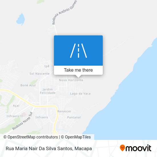 Rua Maria Nair Da Silva Santos map