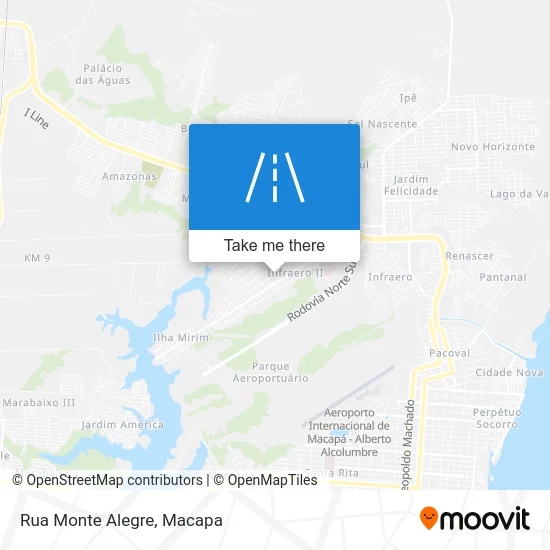 Rua Monte Alegre map