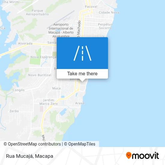 Rua Mucajá map