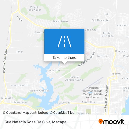 Mapa Rua Natécia Rosa Da Silva
