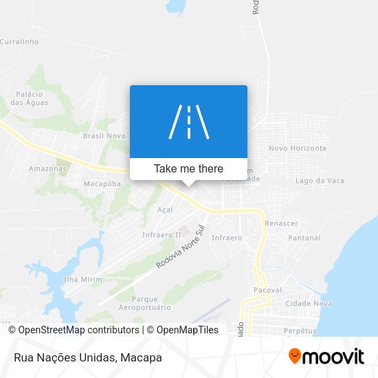 Rua Nações Unidas map