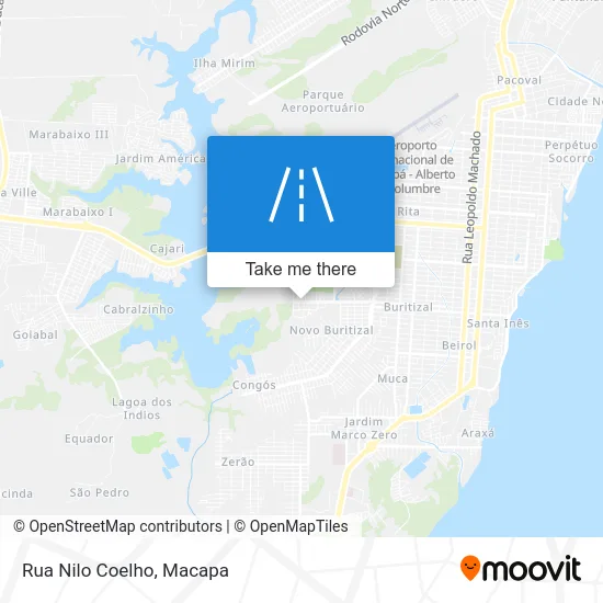 Rua Nilo Coelho map
