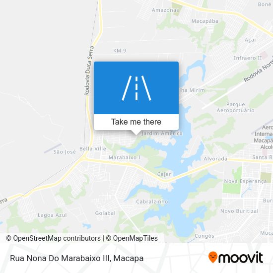 Rua Nona Do Marabaixo III map