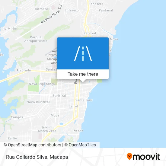 Rua Odilardo Silva map