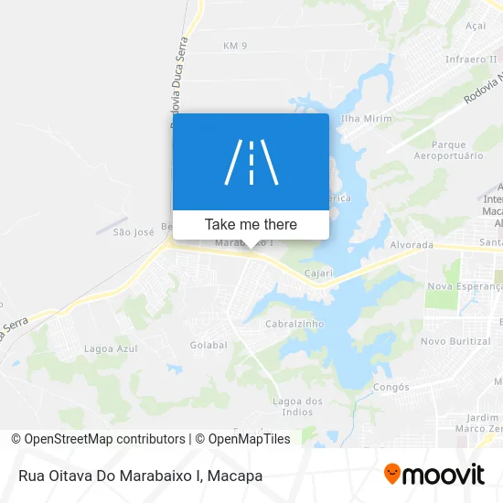 Rua Oitava Do Marabaixo I map