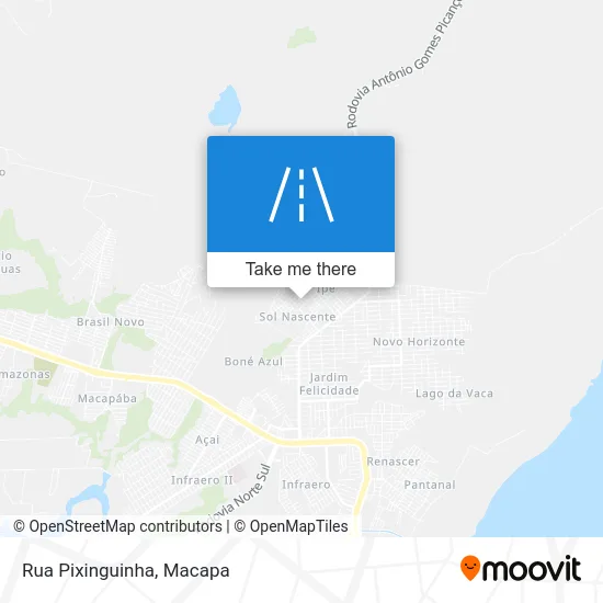 Rua Pixinguinha map