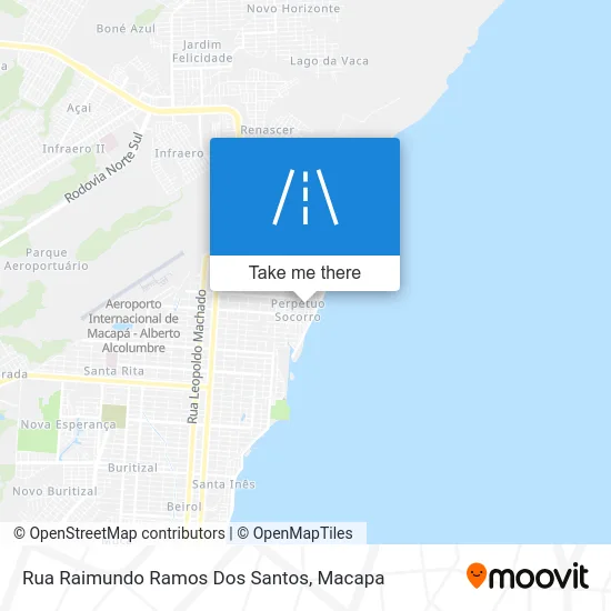 Rua Raimundo Ramos Dos Santos map