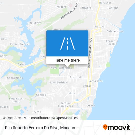 Mapa Rua Roberto Ferreira Da Silva