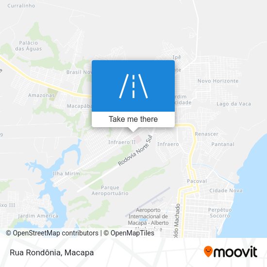 Mapa Rua Rondônia