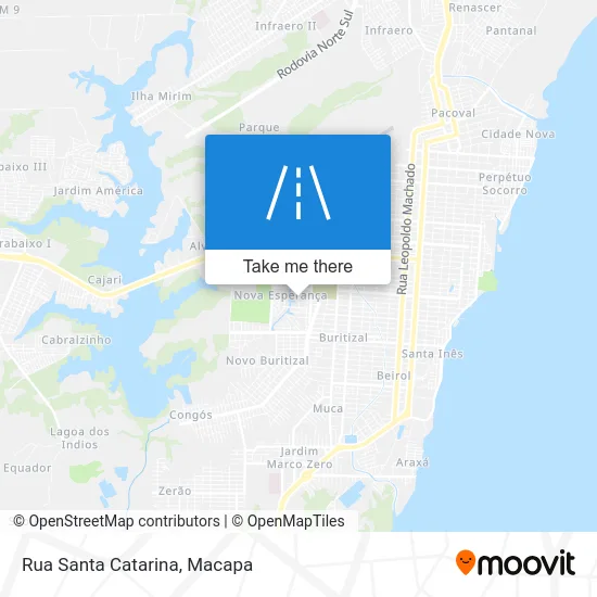 Rua Santa Catarina map