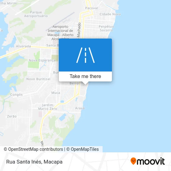 Rua Santa Inés map