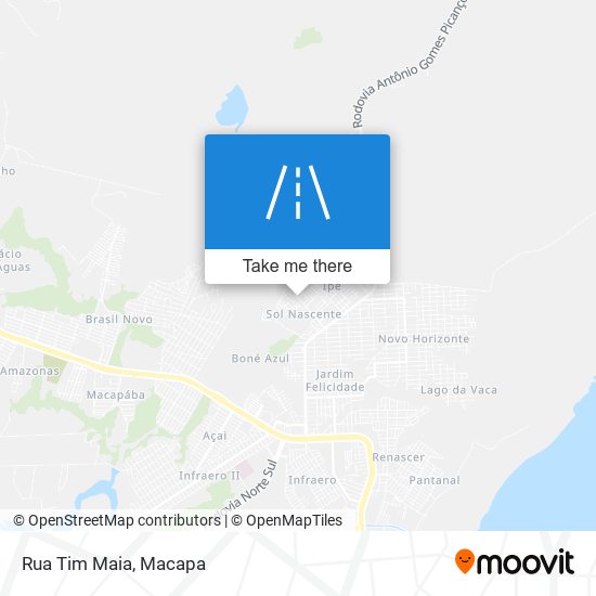 Mapa Rua Tim Maia