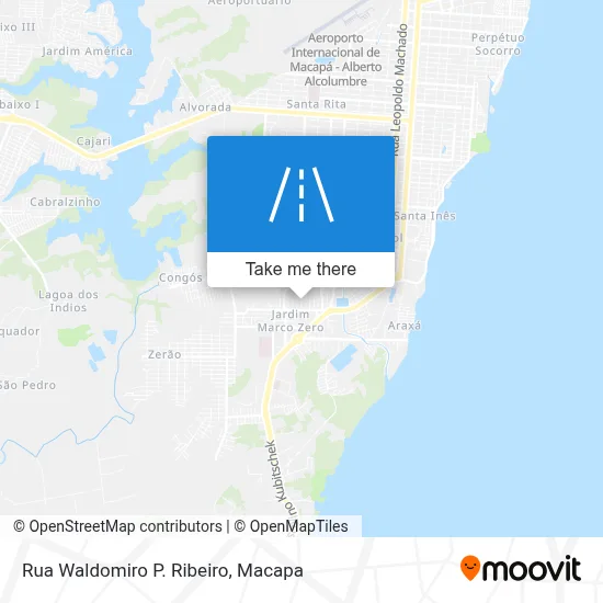 Rua Waldomiro P. Ribeiro map