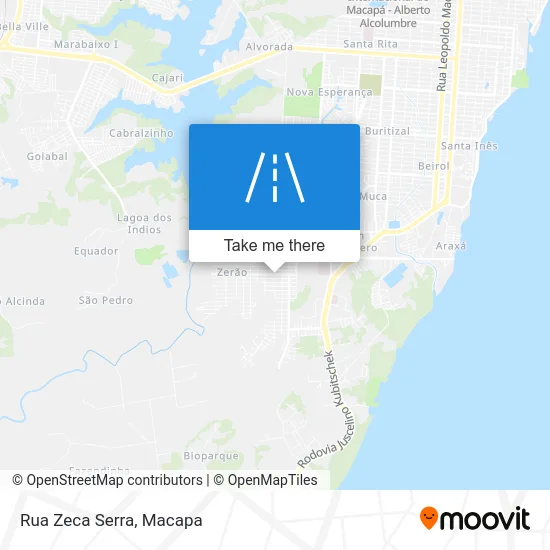 Rua Zeca Serra map
