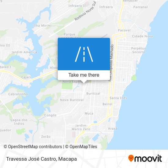 Travessa José Castro map