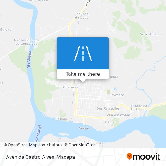 Mapa Avenida Castro Alves