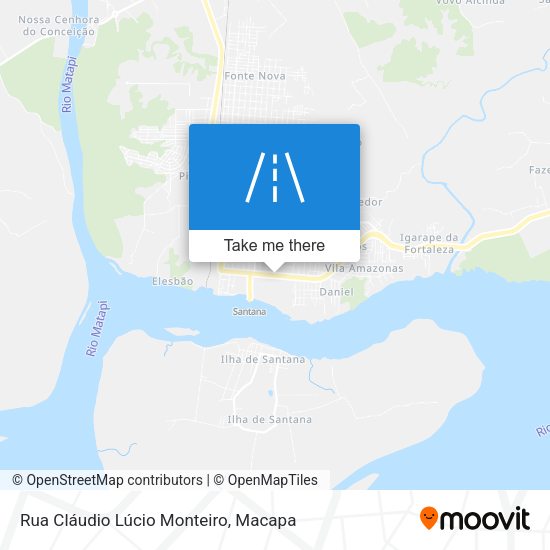 Rua Cláudio Lúcio Monteiro map