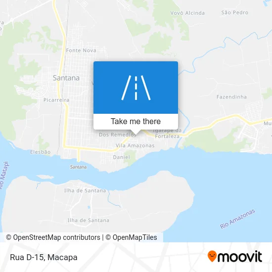 Rua D-15 map