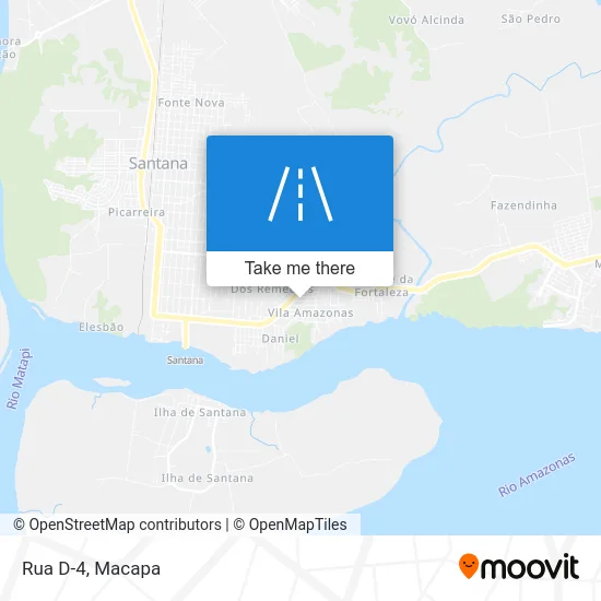 Rua D-4 map