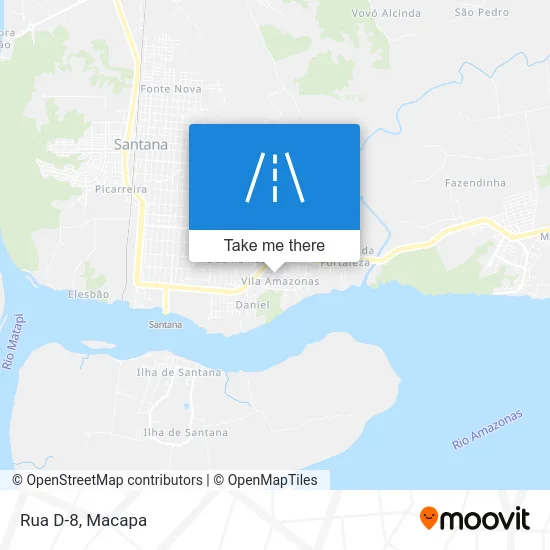 Rua D-8 map