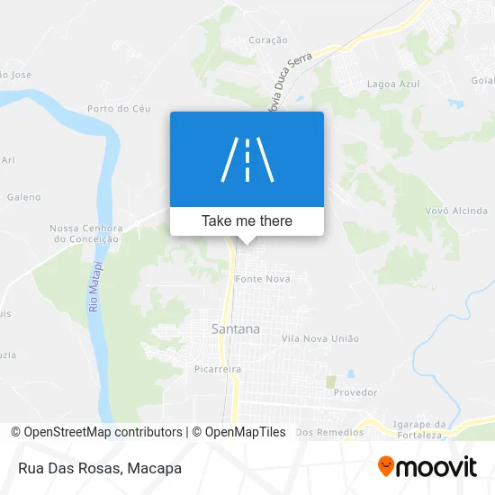 Rua Das Rosas map
