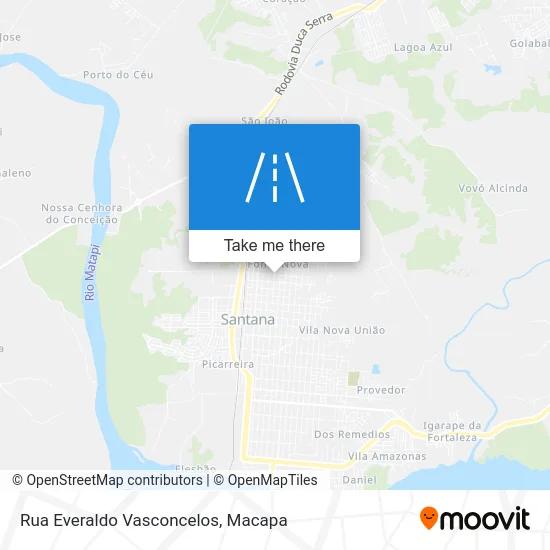Rua Everaldo Vasconcelos map