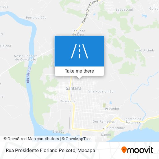 Mapa Rua Presidente Floriano Peixoto