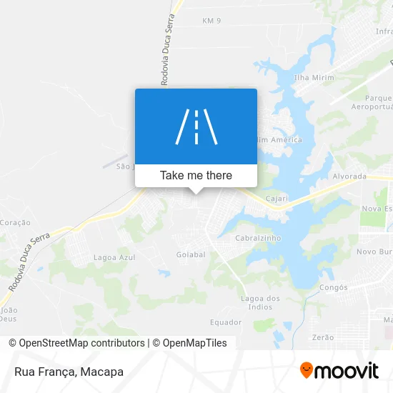 Rua França map
