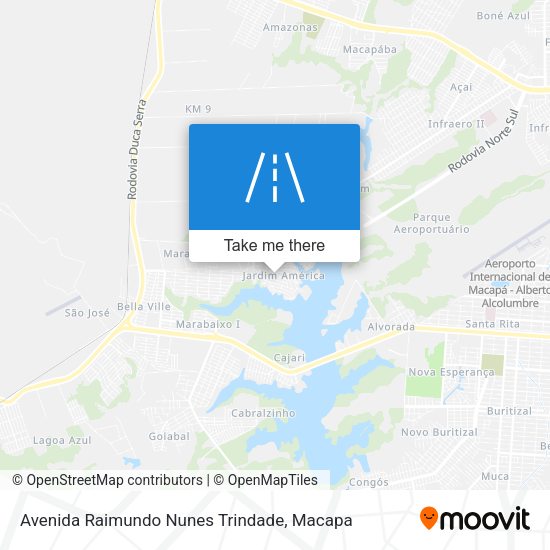 Avenida Raimundo Nunes Trindade map