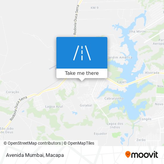 Mapa Avenida Mumbai