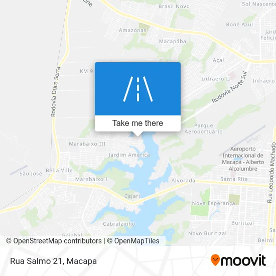 Rua Salmo 21 map