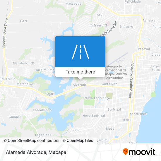 Mapa Alameda Alvorada