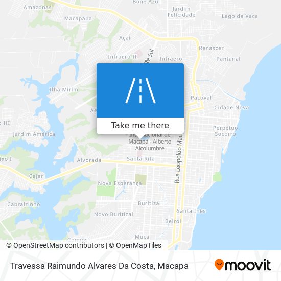 Mapa Travessa Raimundo Alvares Da Costa