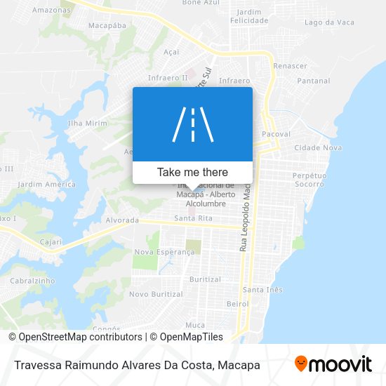 Mapa Travessa Raimundo Alvares Da Costa