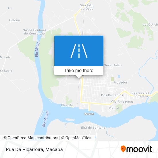 Rua Da Piçarreira map