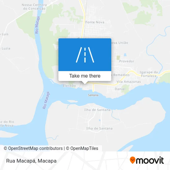 Rua Macapá map